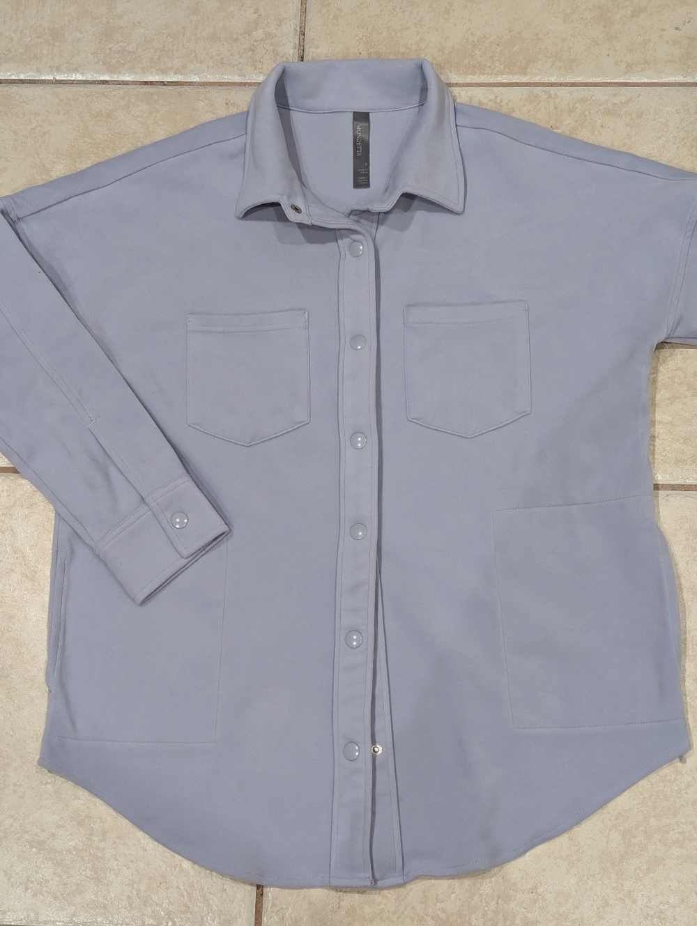 Mondetta Soft Purple Fleece Jacket Size Medium